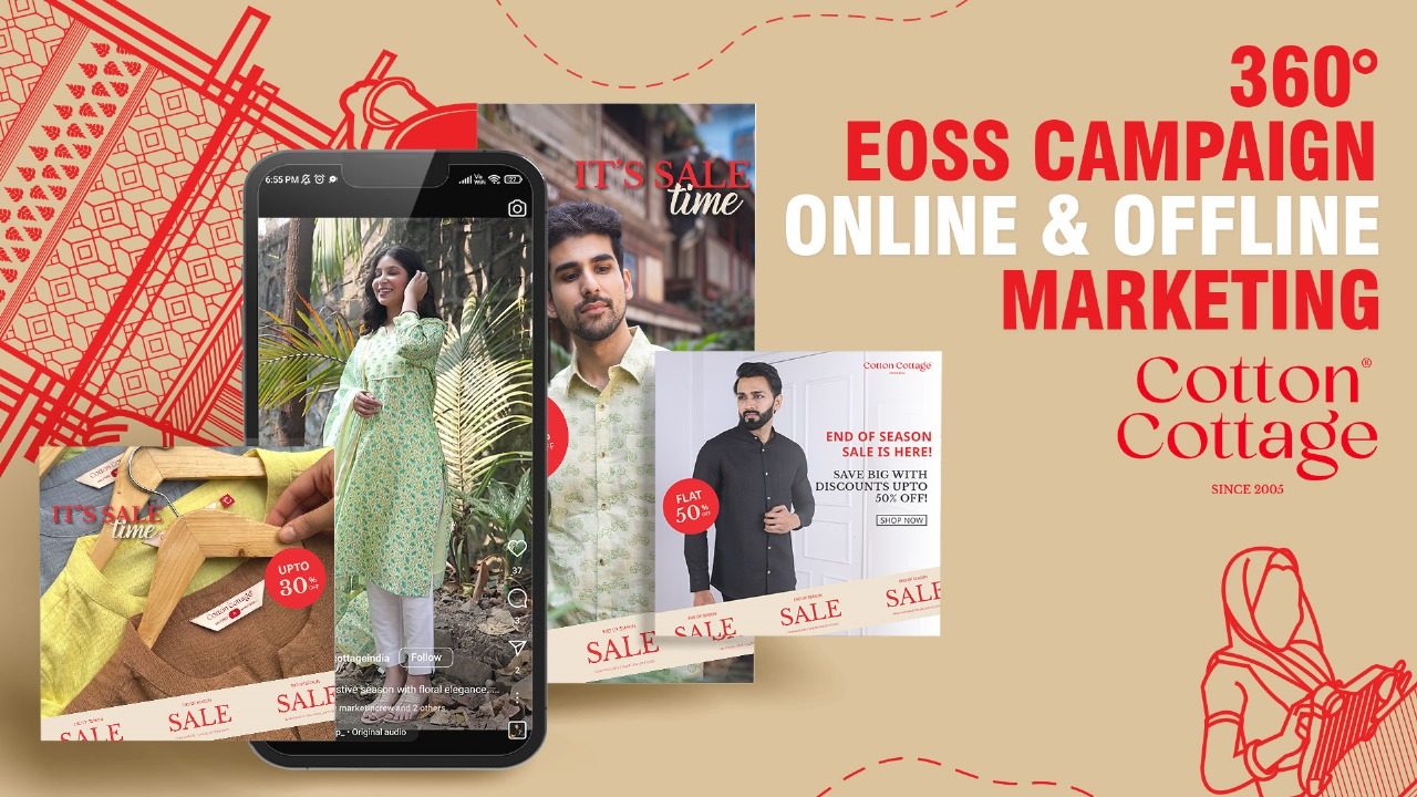 End of Season Sale (EOSS) Campaign for Cotton Cottage | Driving Sales and Engagement