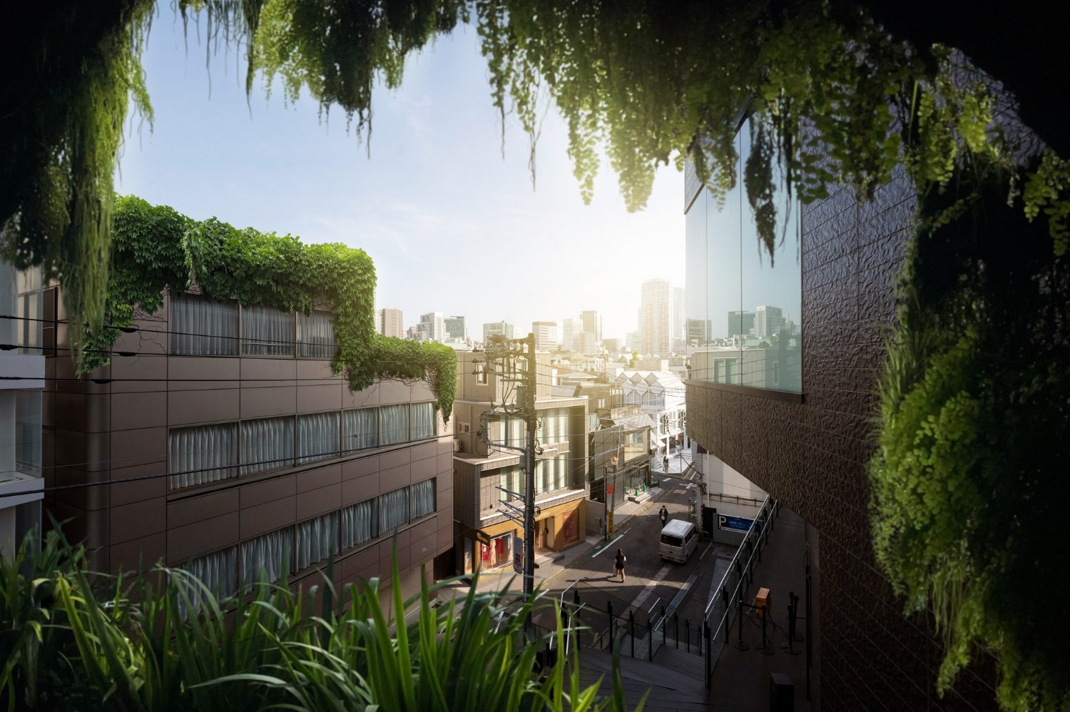an infographic about sustainable materials used in modern architecture.