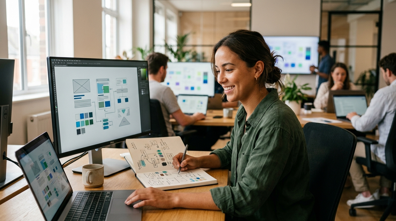UI/UX Design services by MarketinCrew