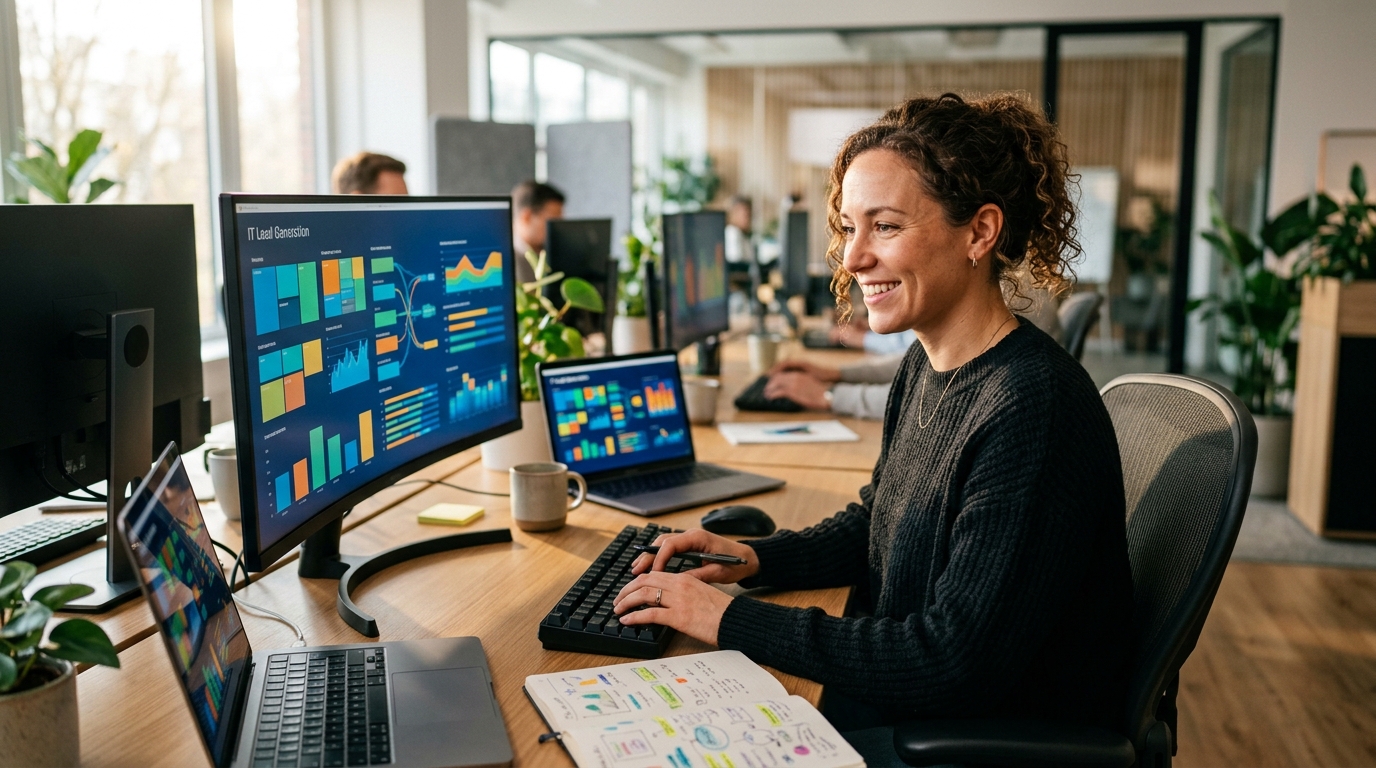 Lead Generation for IT services by MarketinCrew