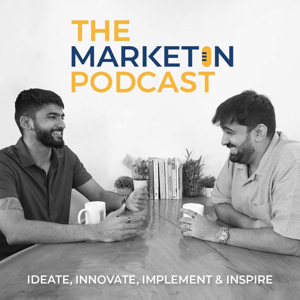 The MK Studios podcast cover with the two hosts at the table