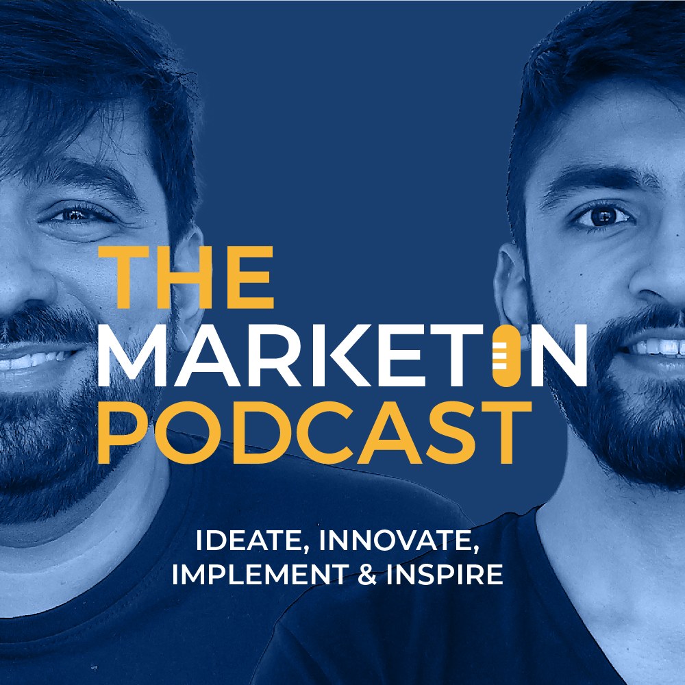 The MK Studios podcast cover, the two hosts in studio