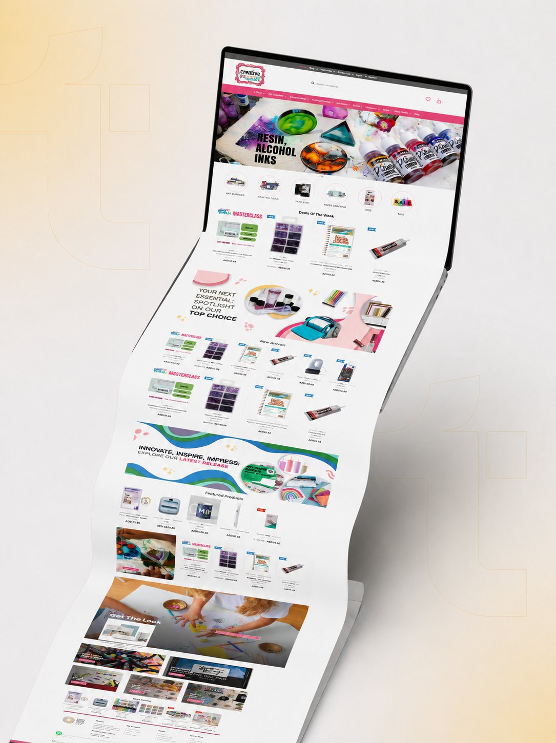 Website and store