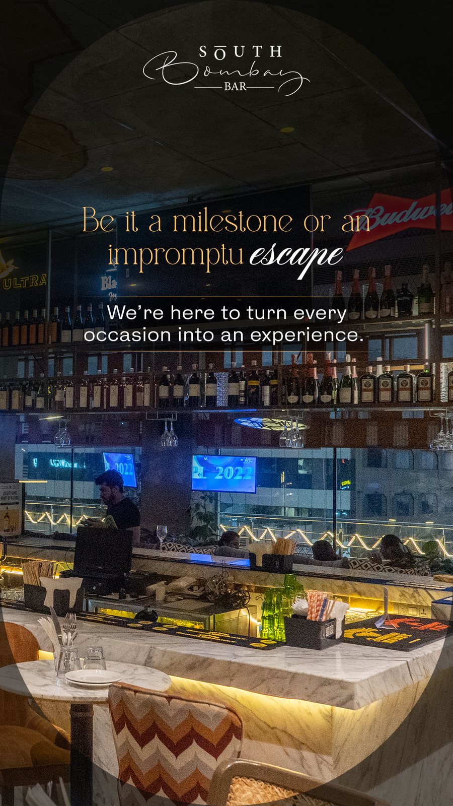 South Bombay Bar, work by MarketinCrew
